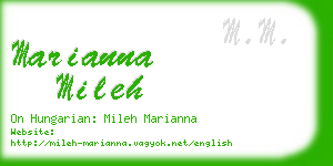 marianna mileh business card